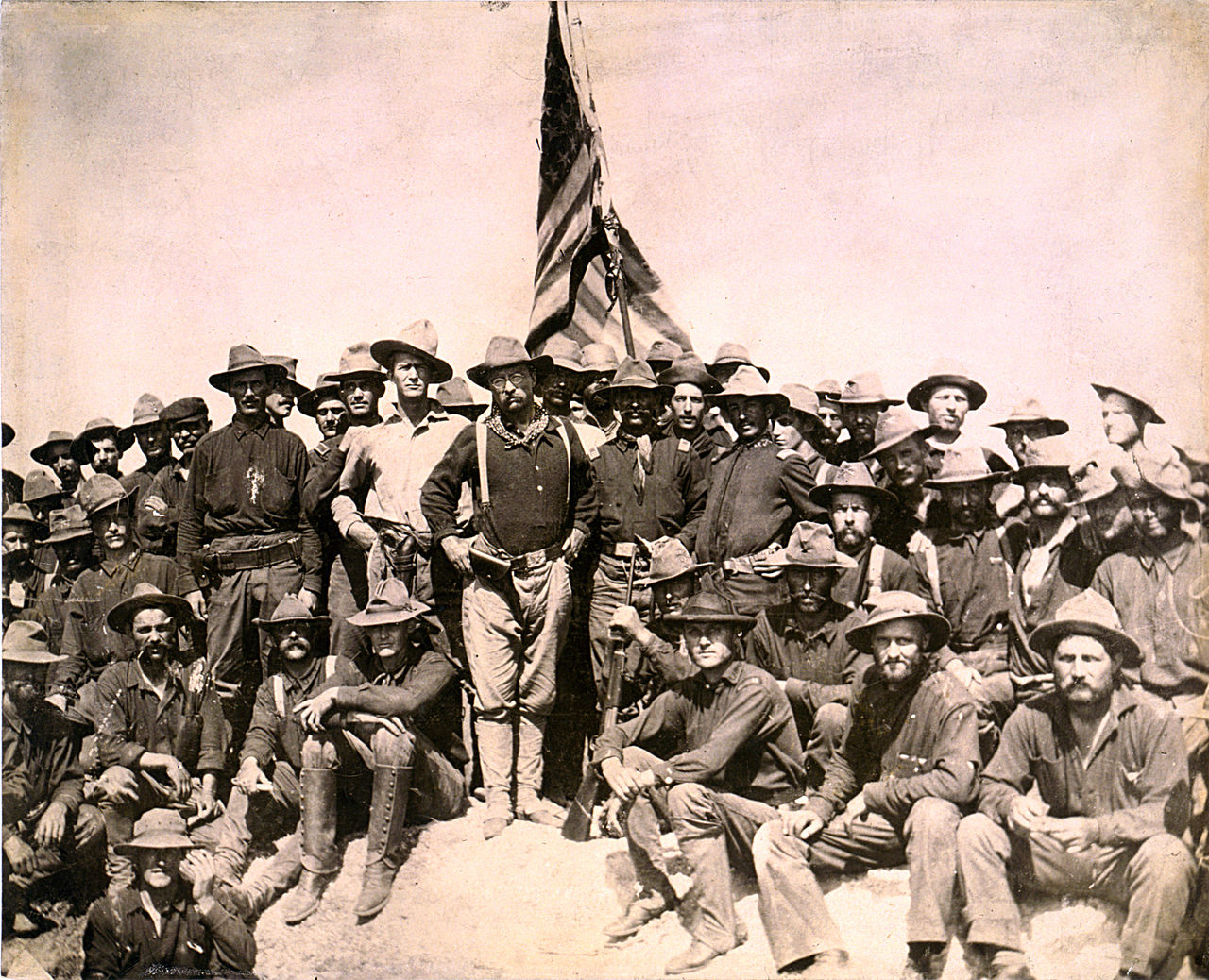 The Rough Riders, victorious