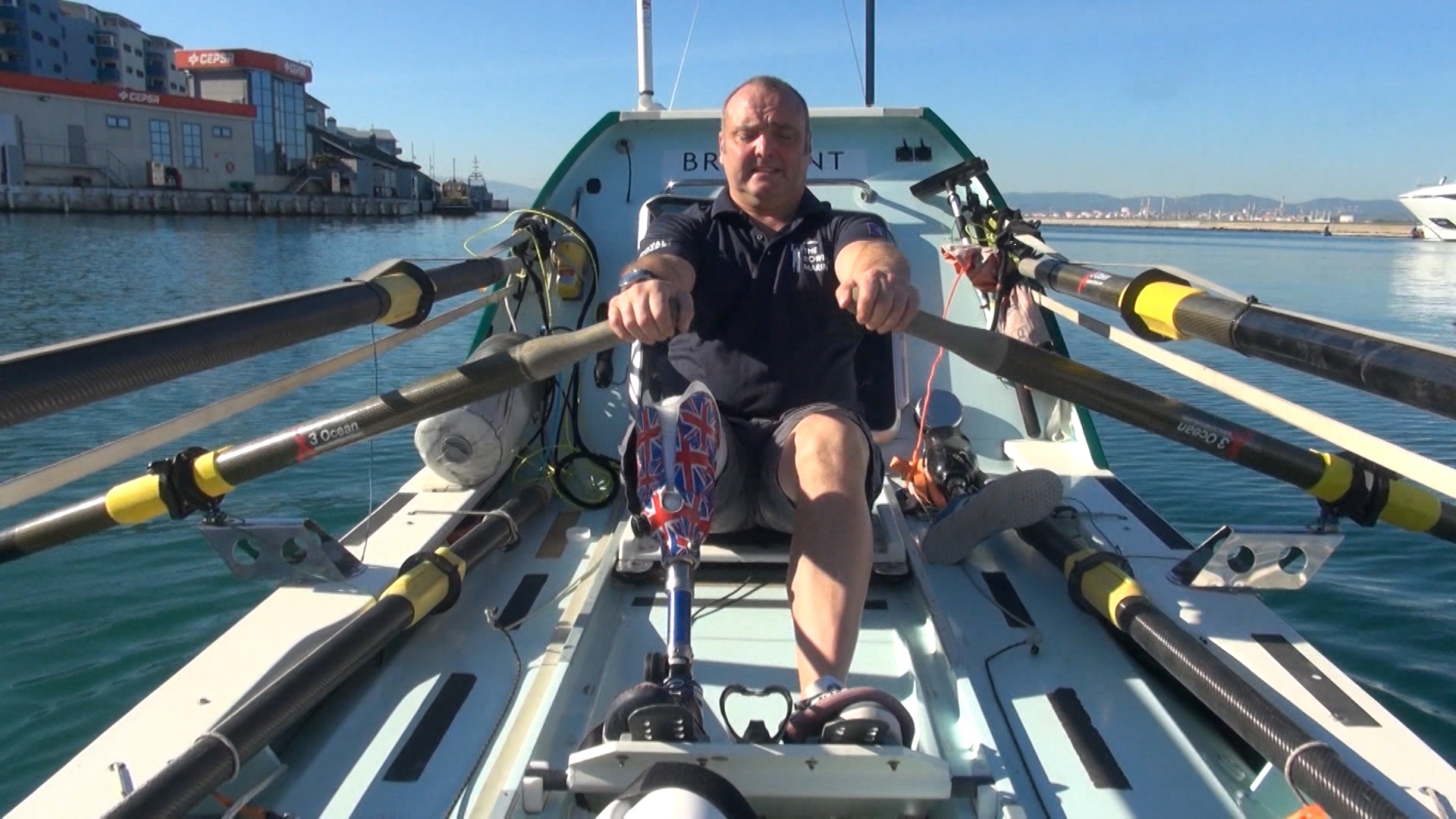 Rowing Marine Lee Spencer