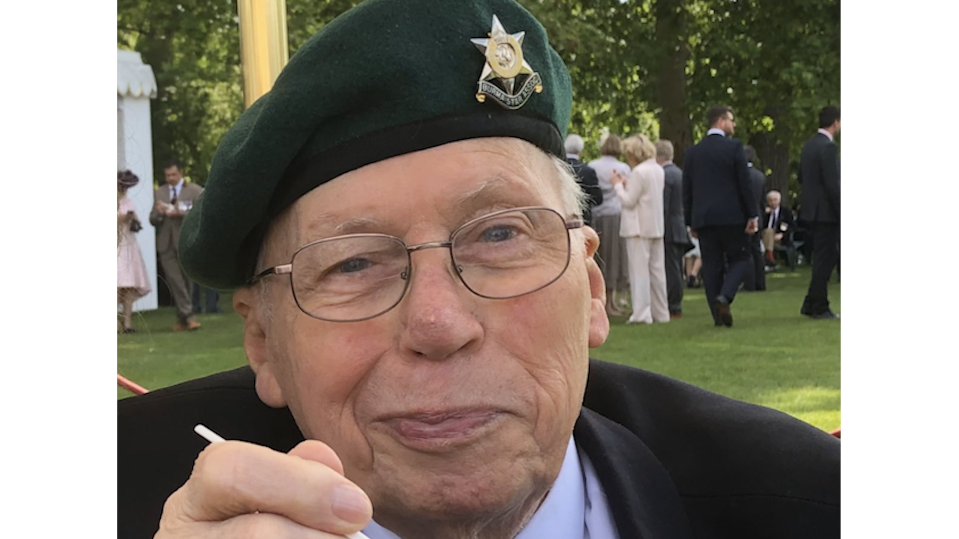 Roy Miller wearing beret