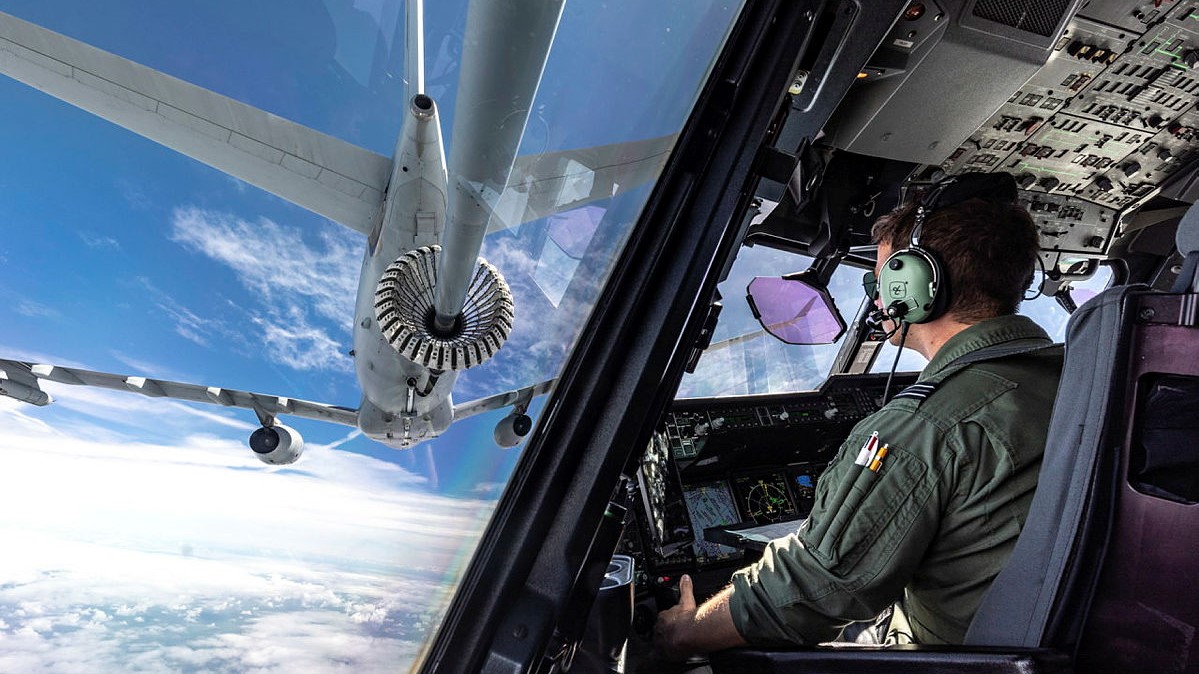 Royal Air Force Atlas C1 A400M and Voyager from RAF Brize Norton air to air refuelling training 26072022 CREDIT MOD Crown Copyright