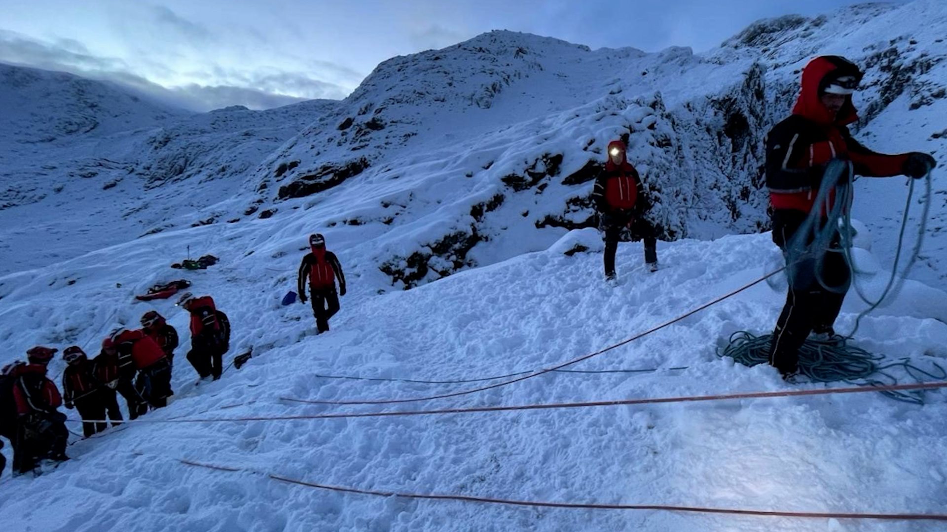 Royal Air Force Mountain Rescue Service save life of 18 year old lone walker 06032024 CREDIT RAF MRS, RAF Leeming