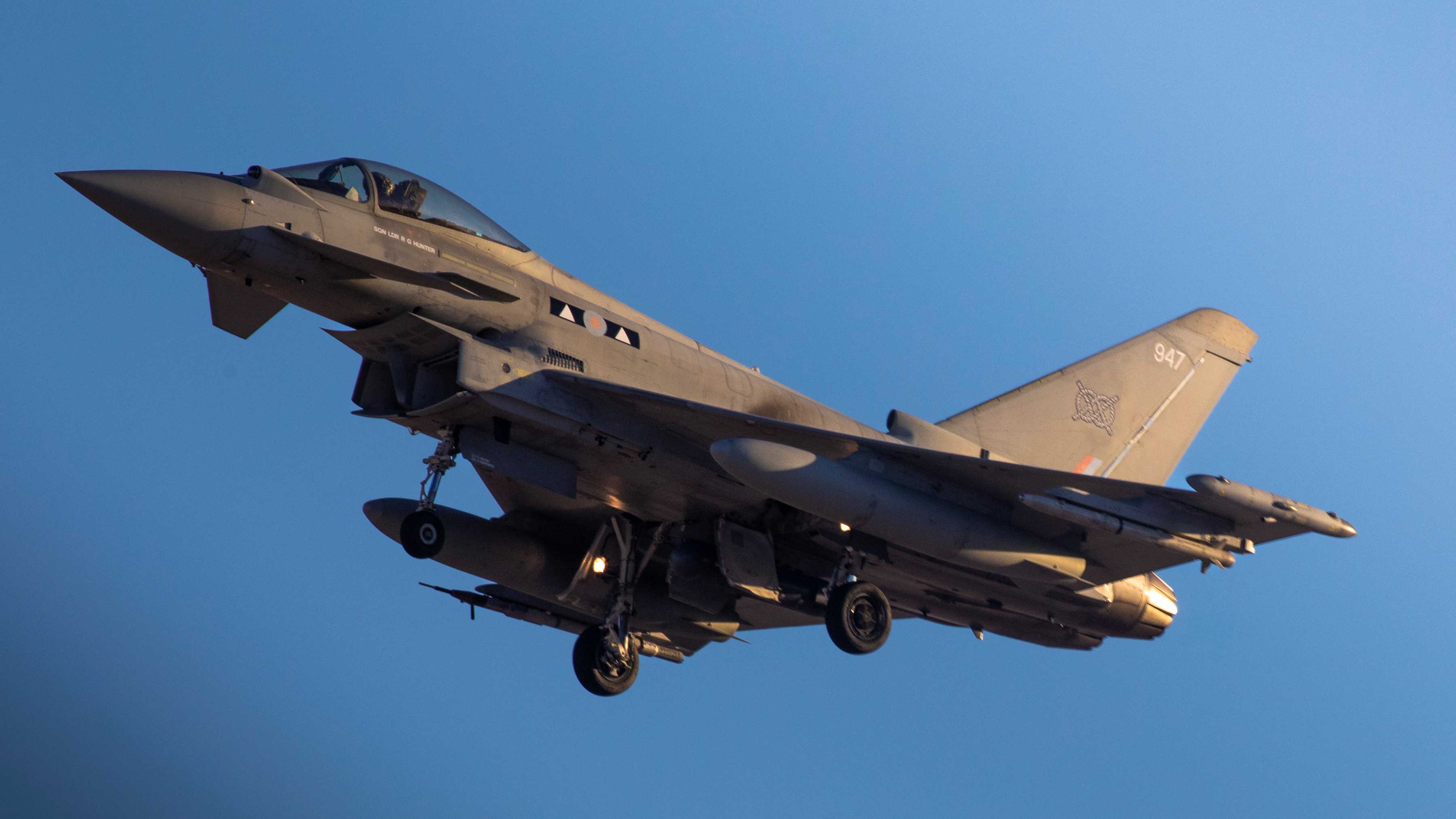 Royal Air Force Typhoon from RAF Lossiemouth, on Exercise Red Flag 01022023 CREDIT MOD Crown Copyright