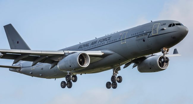 Airbus also builds the RAF Voyager (Picture: MOD).
