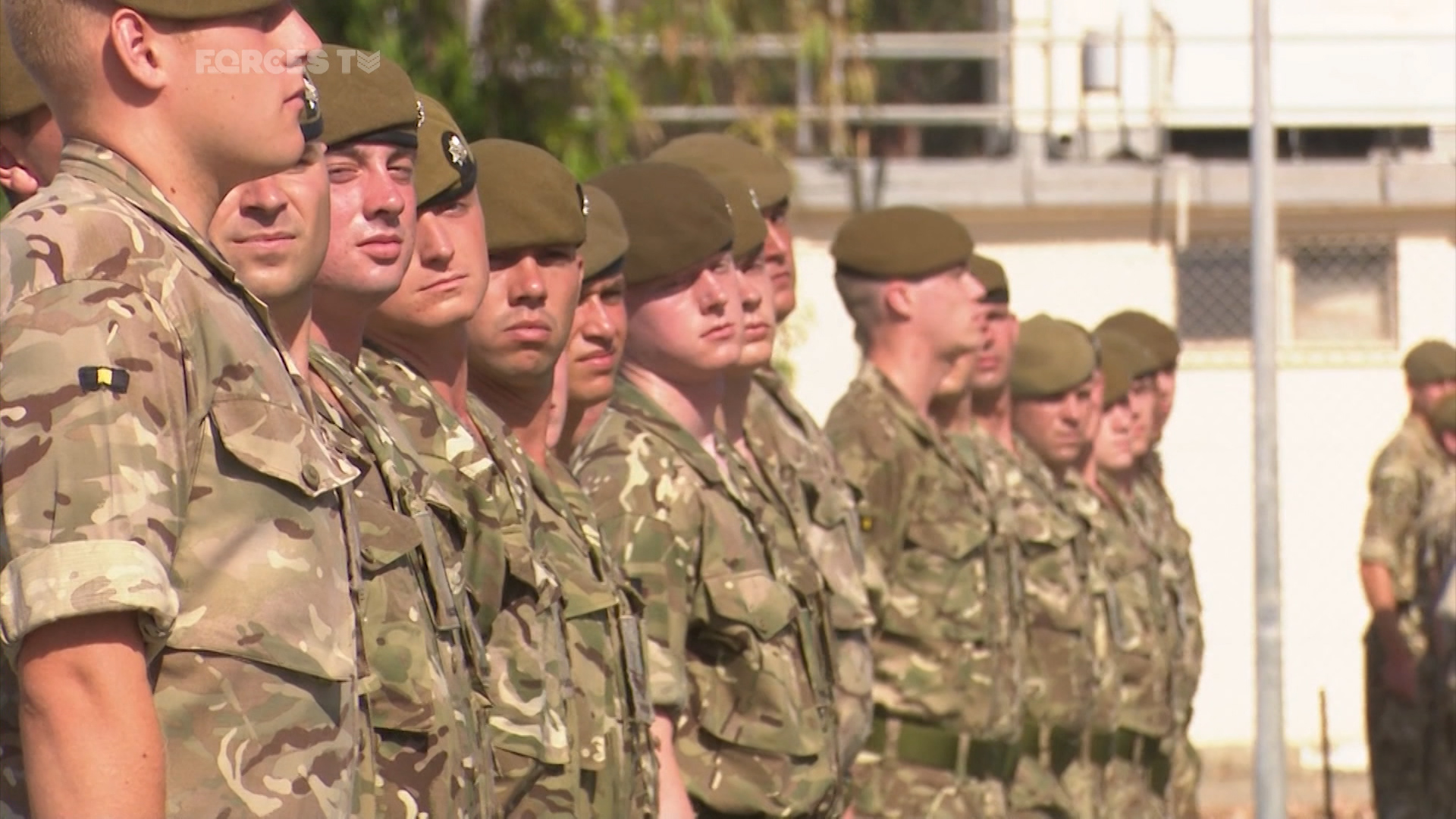 Soldiers from the Royal Anglian Regiment at Talavera Day.