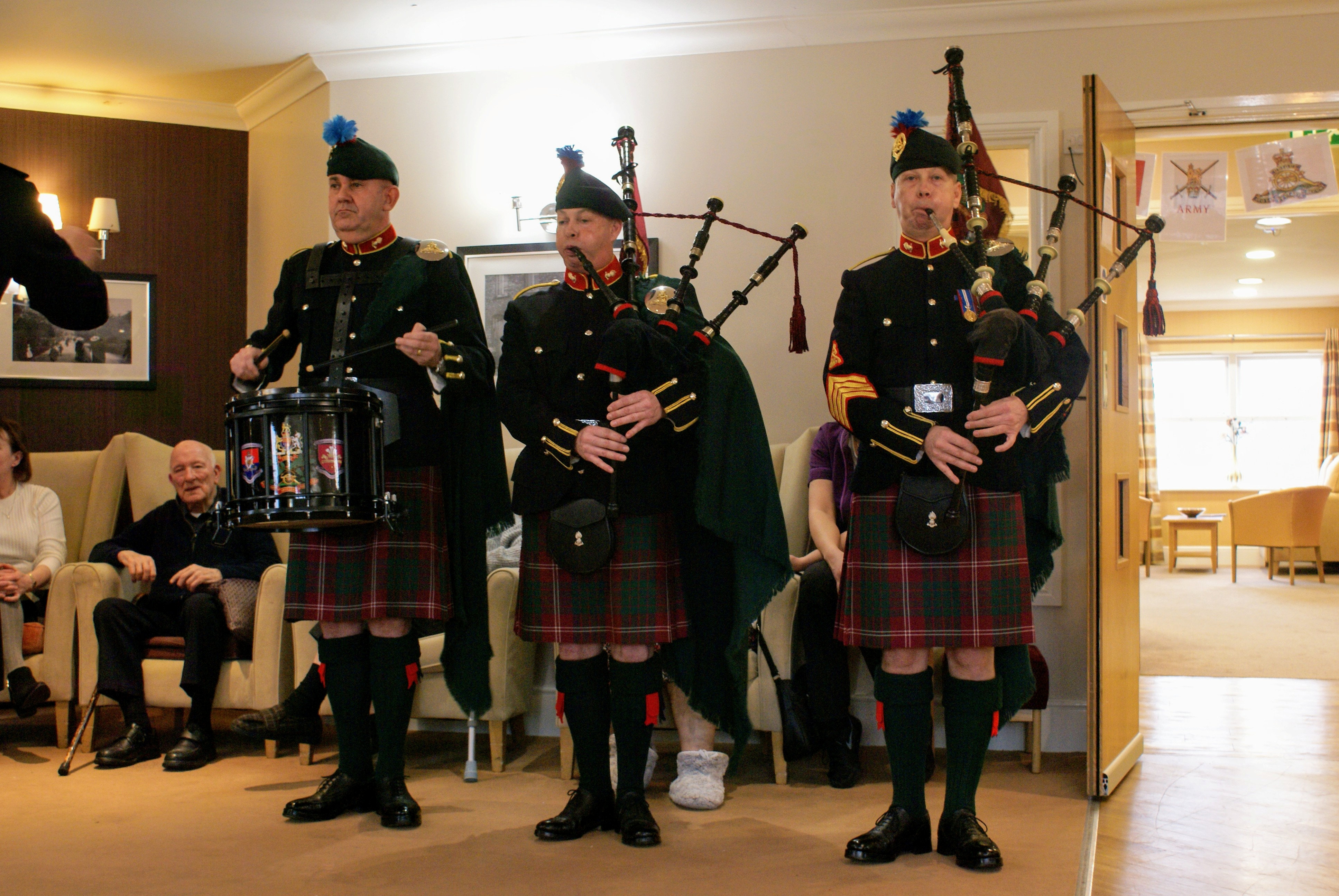 Royal Artillery Band (Picture: SWNS).