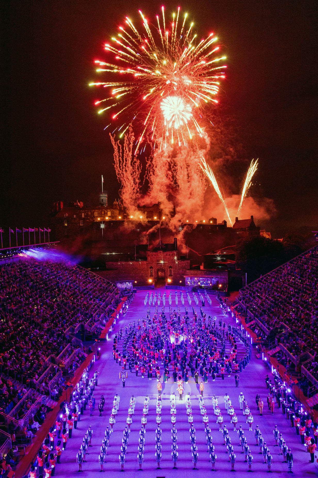 The finale of this year's show (Picture: Stripe PR/The Royal Edinburgh Military Tattoo).