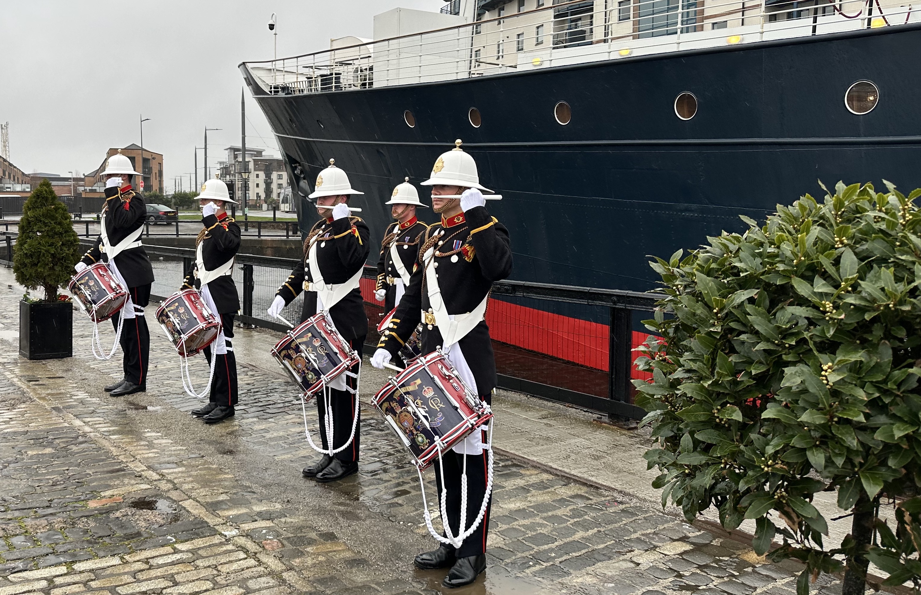 HM Band of the Royal Marines at The Royal Edinburgh Military Tattoo launch