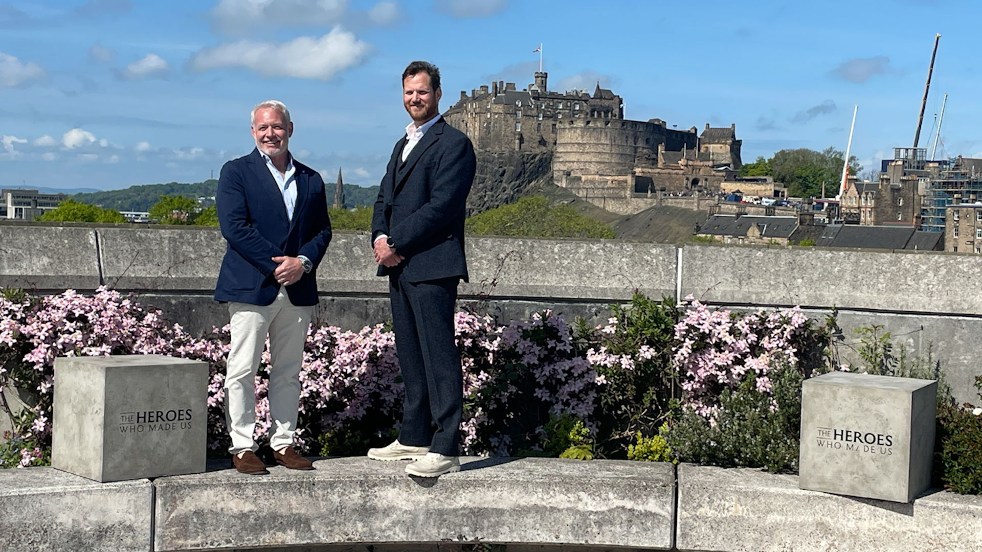 Royal Edinburgh Military Tattoo CEO Jason Barrett and Creative Director Alan Lane 