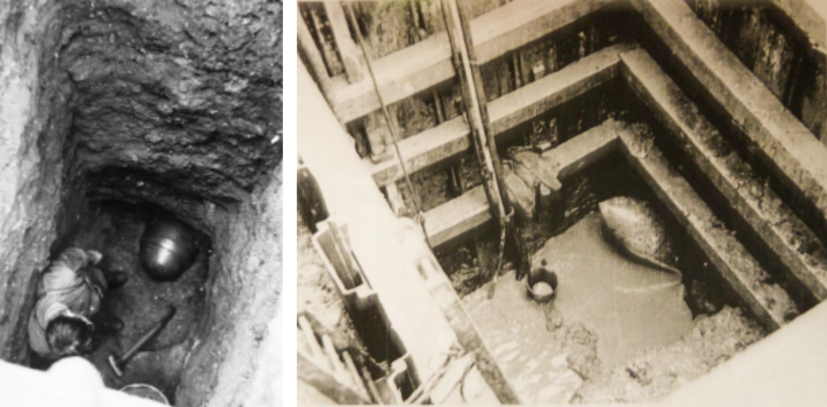 Royal Engineers bomb disposal bomb shafts Second World War