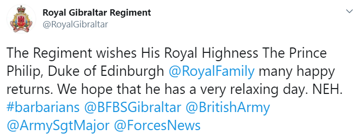 (Picture: @RoyalGibraltar/Twitter).