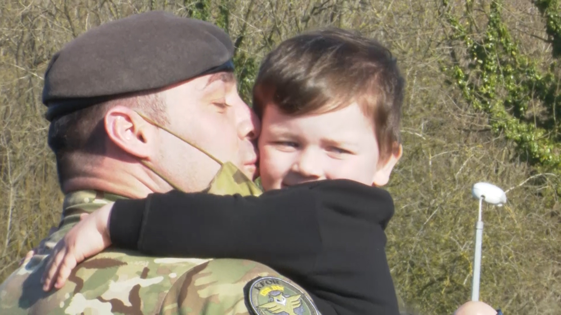 Royal Lancers return from deployment in Kosovo for six months 15042021 CREDIT BFBS