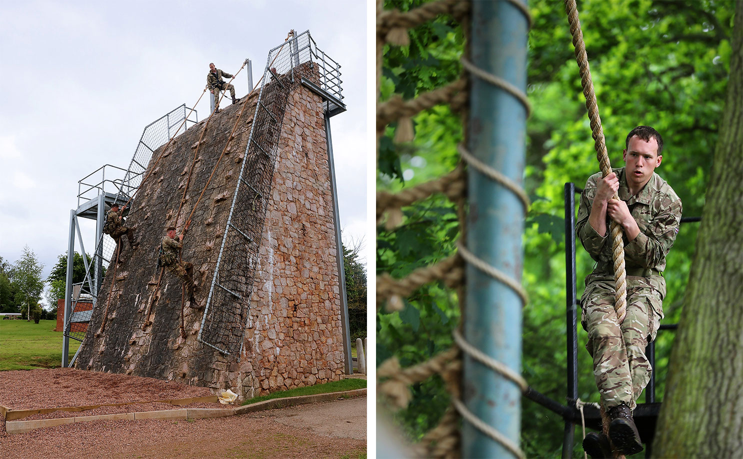 Royal Marine training