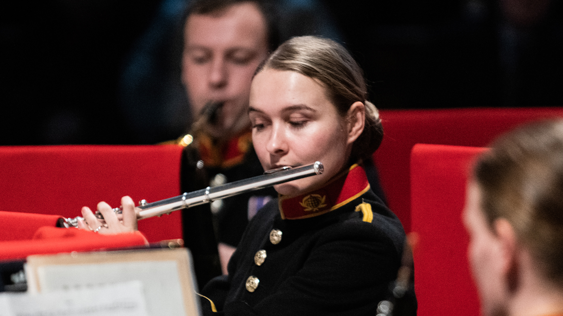 Royal Marine Musician Sophie Ward CREDIT Derek C Donsworth,DCD-images.co.uk