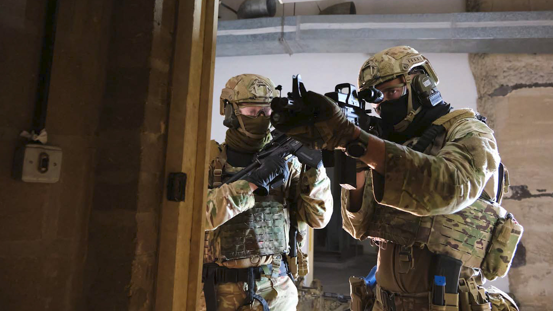 Royal Marines 42 Commando FCT train in Corsham Tunnels used during 1950s cold war nuclear ahead of Mediterranean deployment 081020 CREDIT Royal Navy