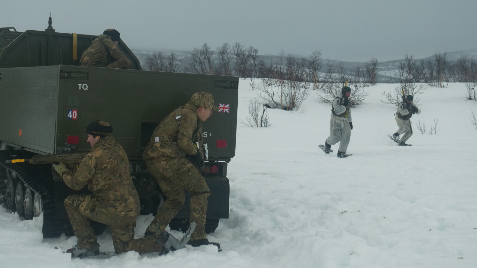 Royal Marines Arctic training Norway
