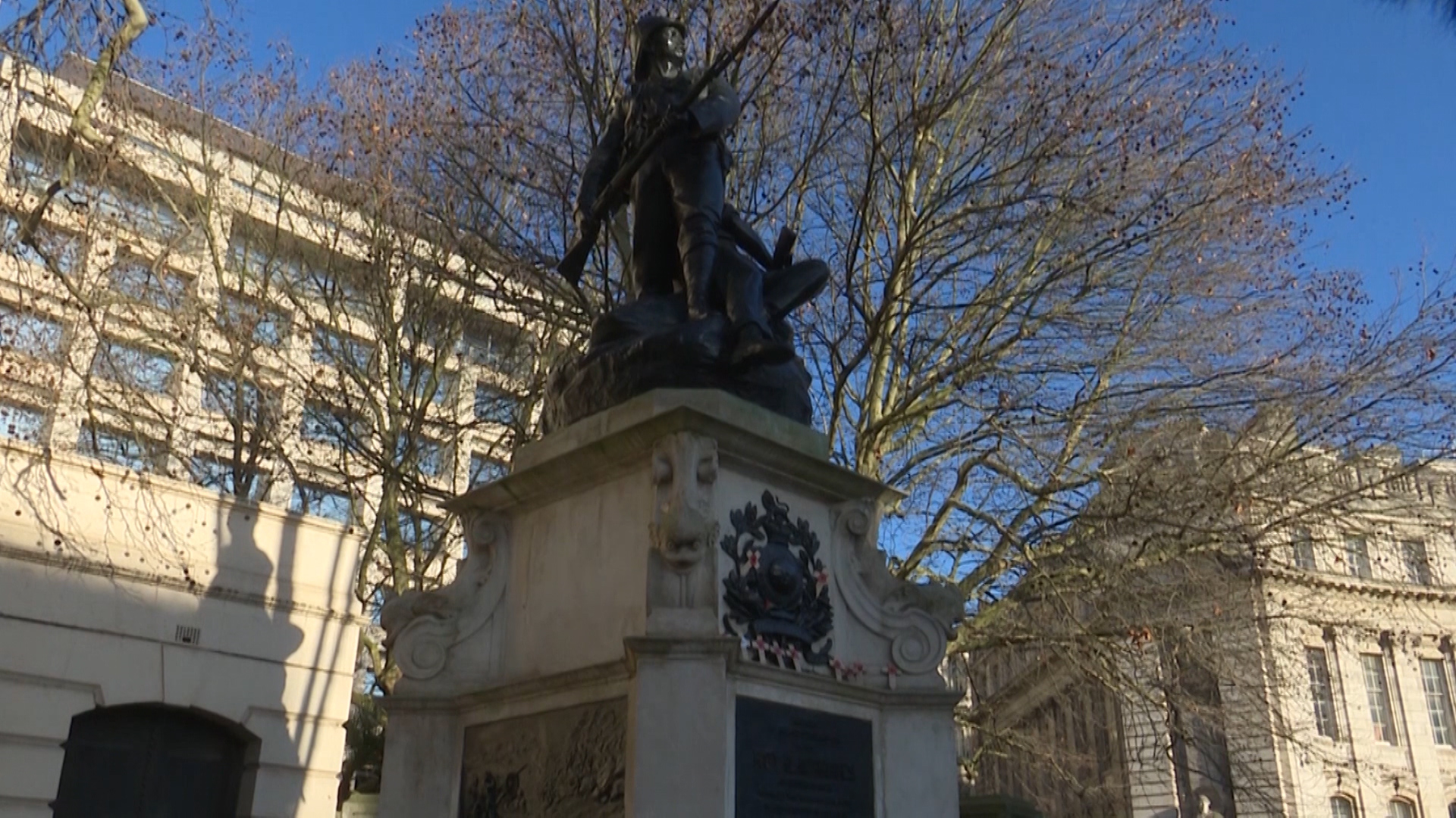 Royal Marines Memorial on the Mall