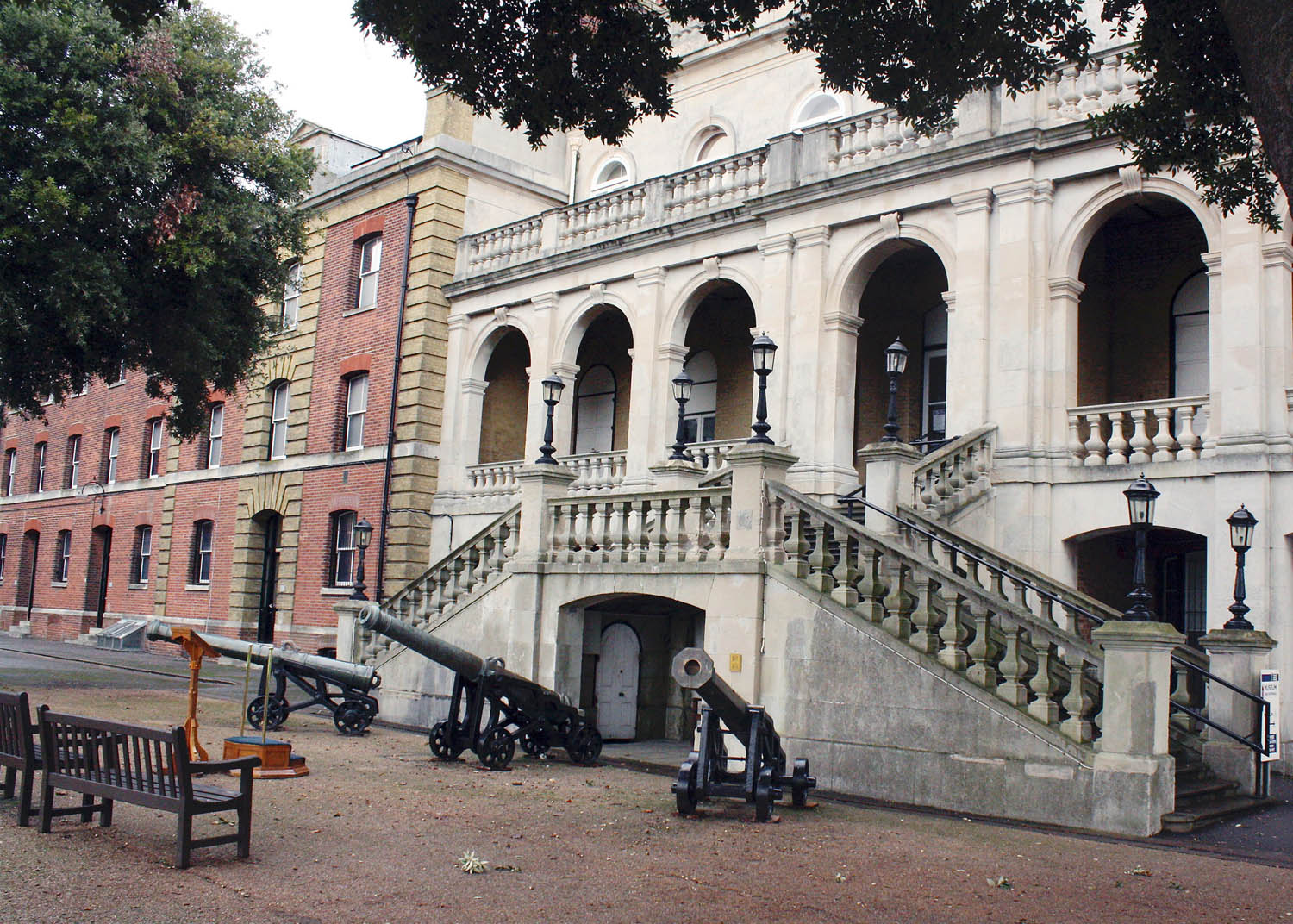 Cover image: The entrance to the former museum building in Portsmouth (Picture: Royal Navy).