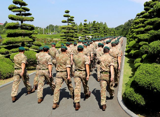 Royal Marines in South Korea