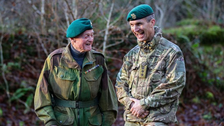 Royal Marines legend Peter White laughs at Dartmoor Challenge