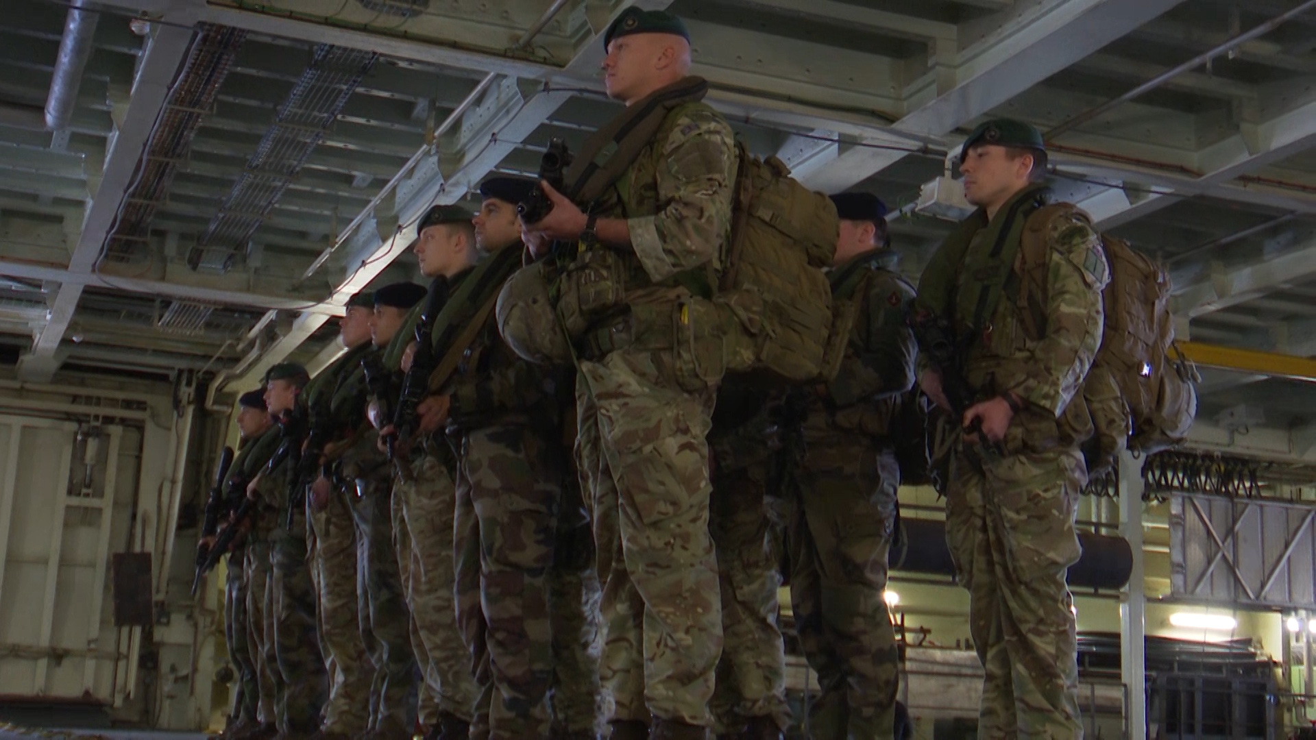 Royal Marines on Exercise Griffin Strike.