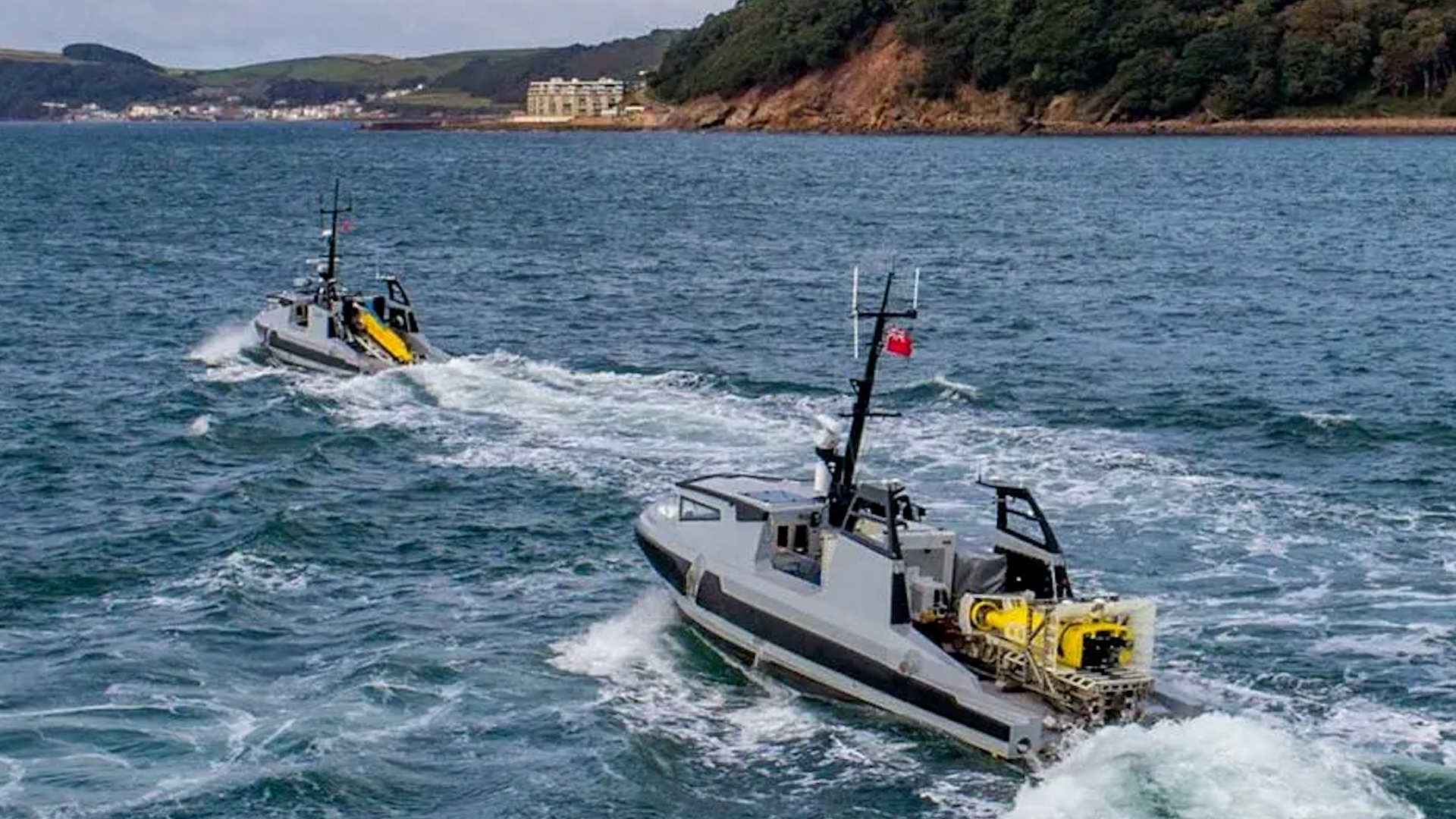 Royal Navy Ariadne uncrewed minehunter delivered under the Maritime Mine Counter Measures 170325 CREDIT ROYAL NAVY