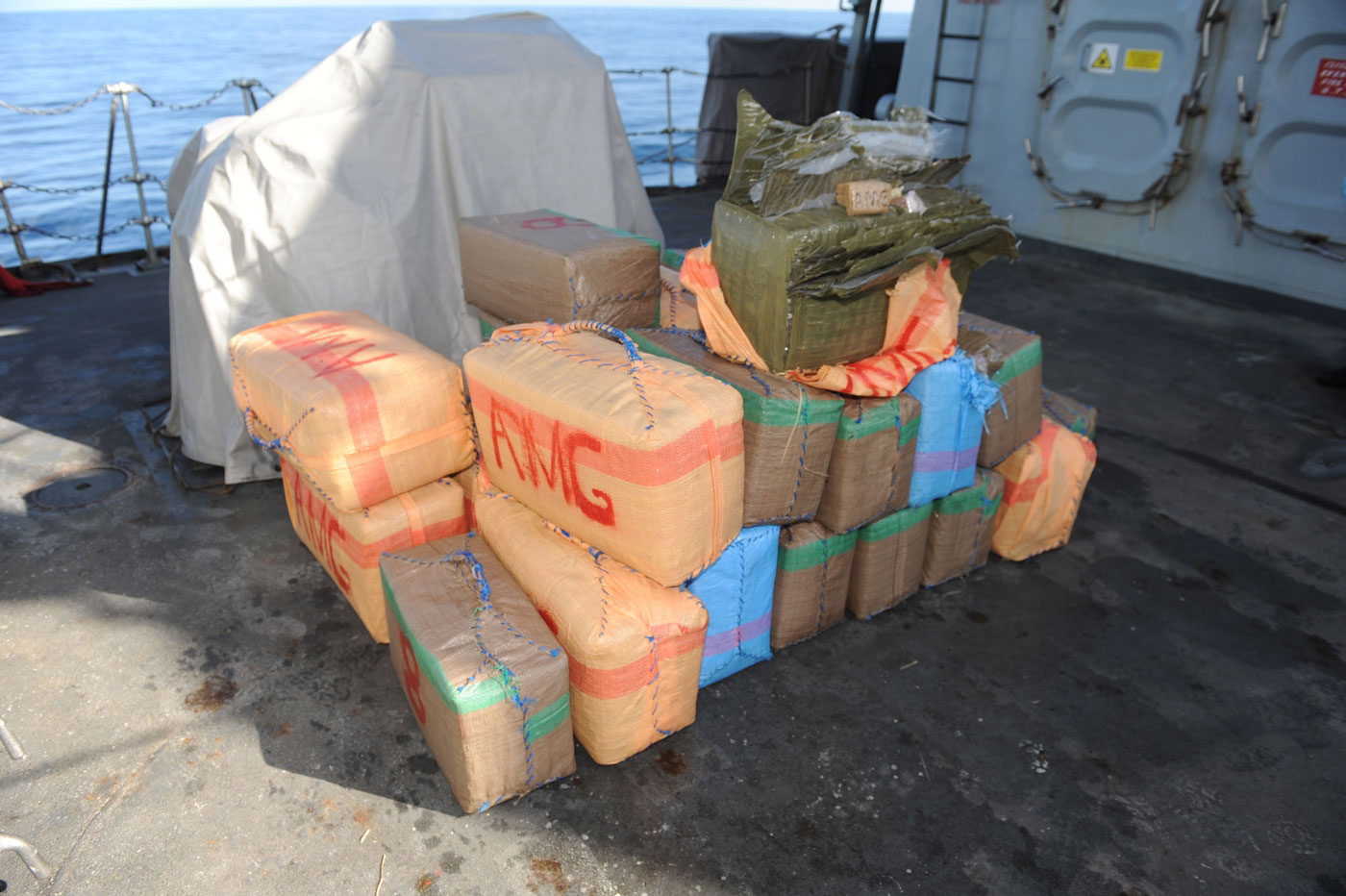 Royal Navy Cannabis Drugs Seizure Raid