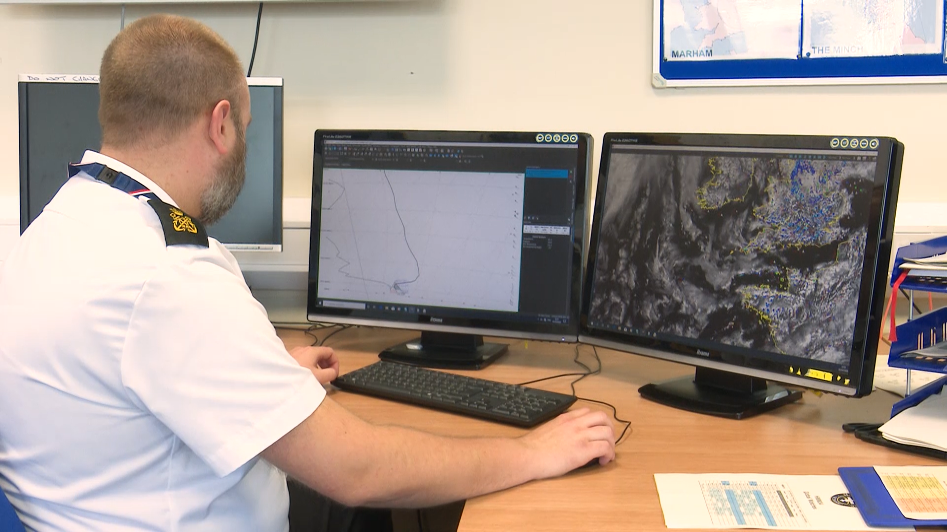The Royal Navy is the only military service with dedicated meteorologists. 