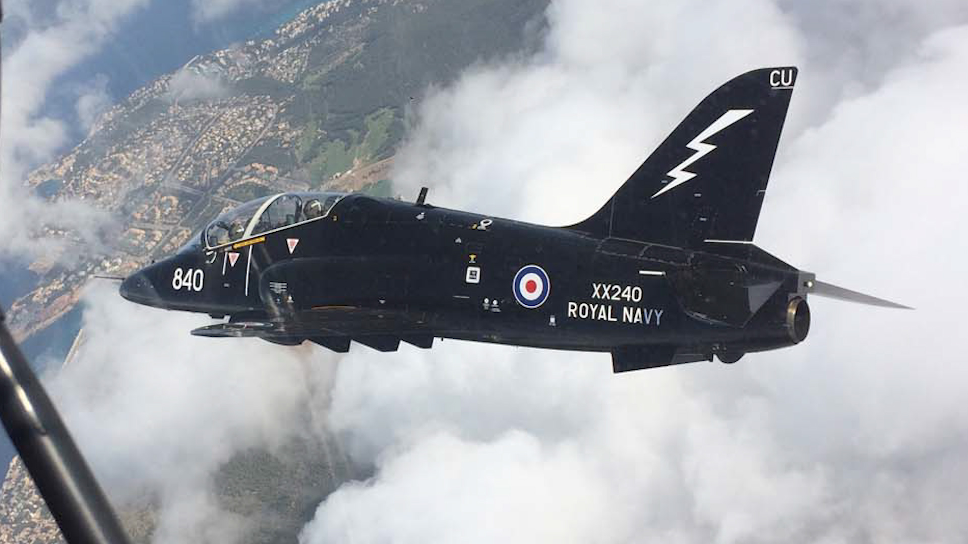 Royal Navy Hawk jet (Picture: Royal Navy).