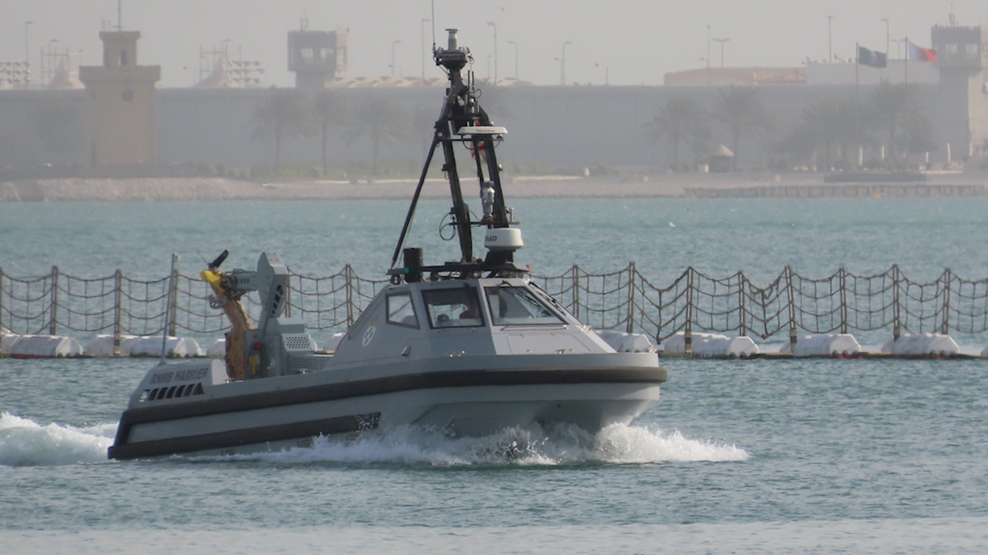 Royal Navy Motor Boat RNMB Harrier Gulf Trials 130223 CREDIT ROYAL NAVY