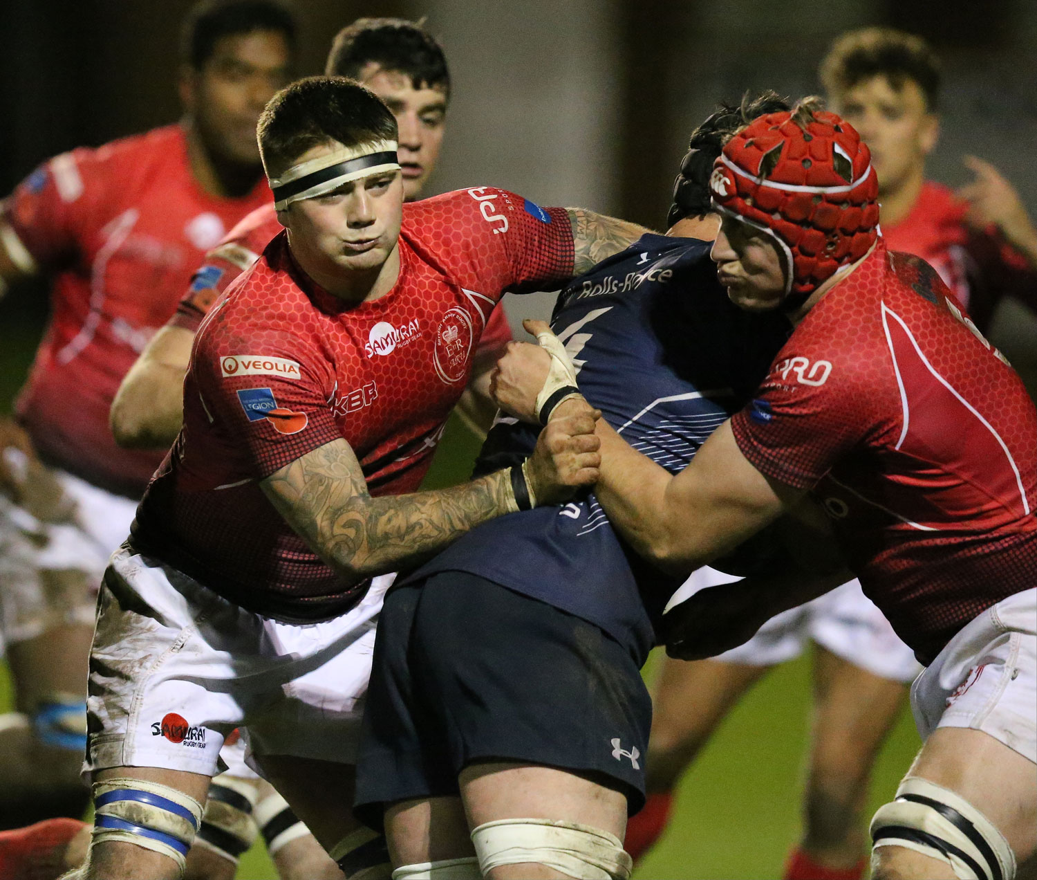 Royal Navy U-23 Inter-Services rugby win vs Army, 2017