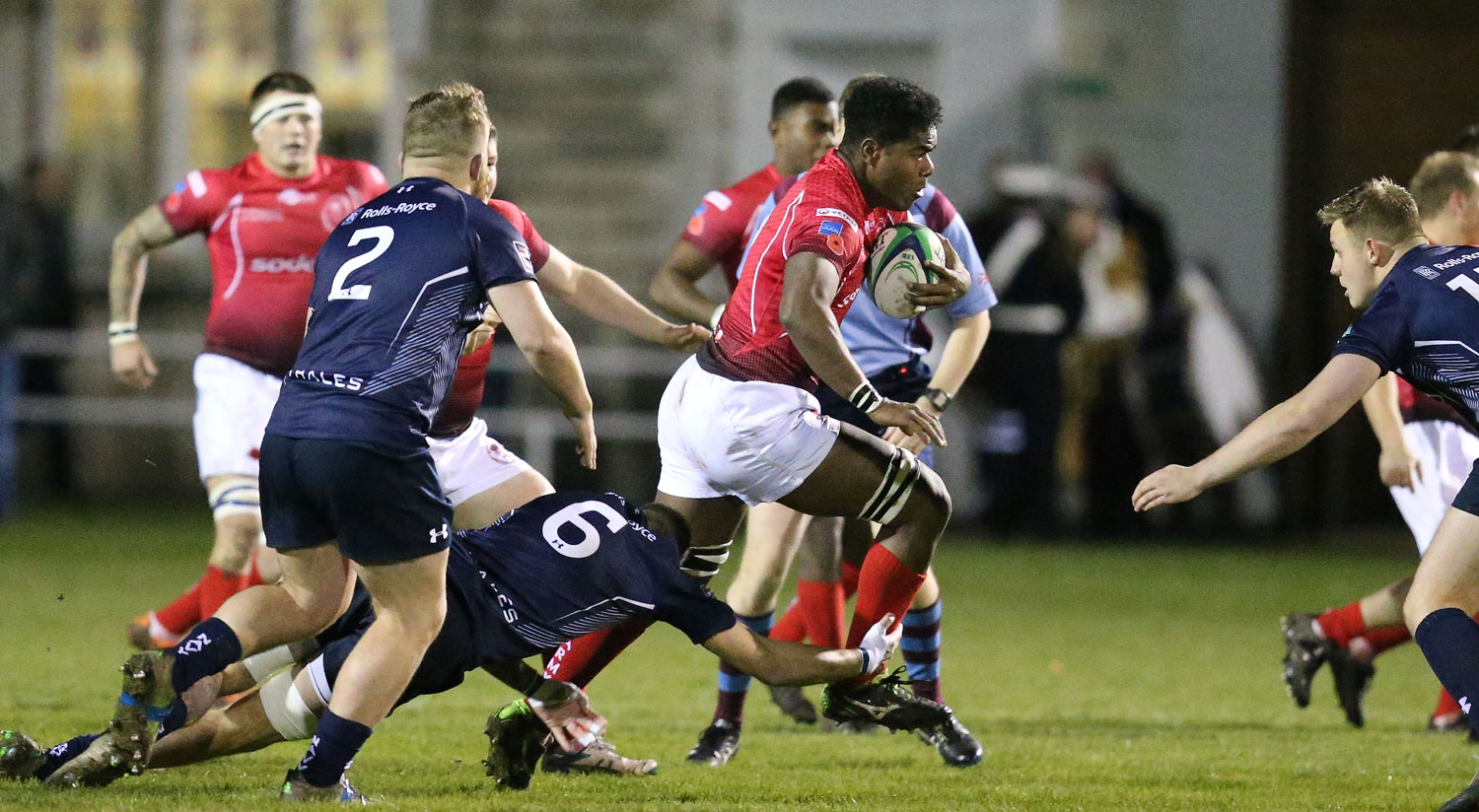Royal Navy U-23 Inter-Services rugby win vs Army, 2017
