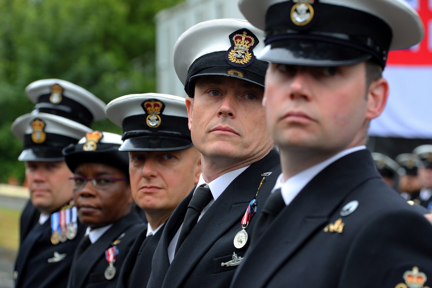 Royal Navy and Royal Marine personnel form up at HM Naval Base Clyde 050719 CREDIT Royal Navy.jpg 