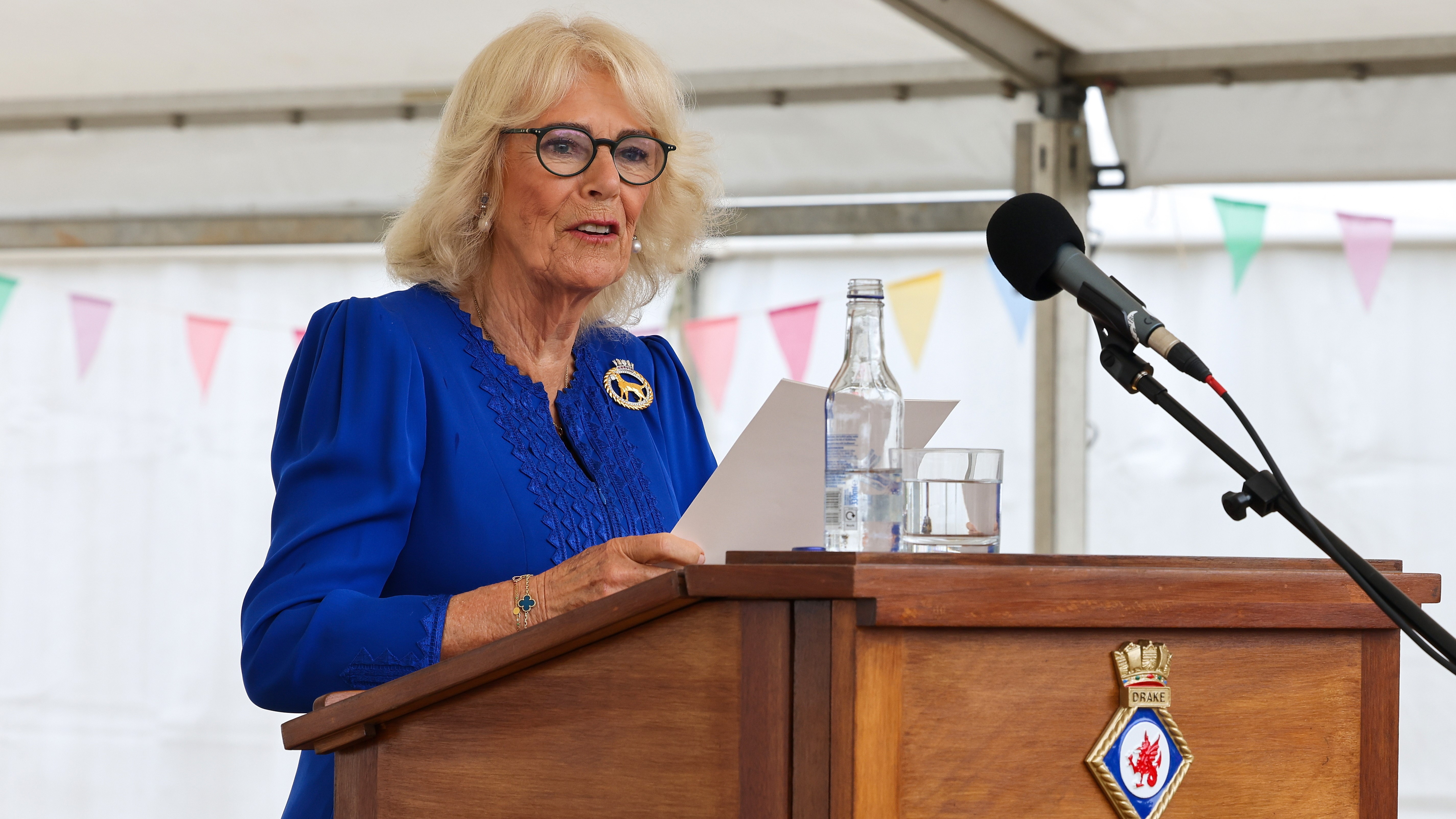Royal Navy appoints Her Majesty The Queen as Vice Admiral of the United Kingdom at a ceremony on HMS Astute in Plymouth CREDIT Royal Navy