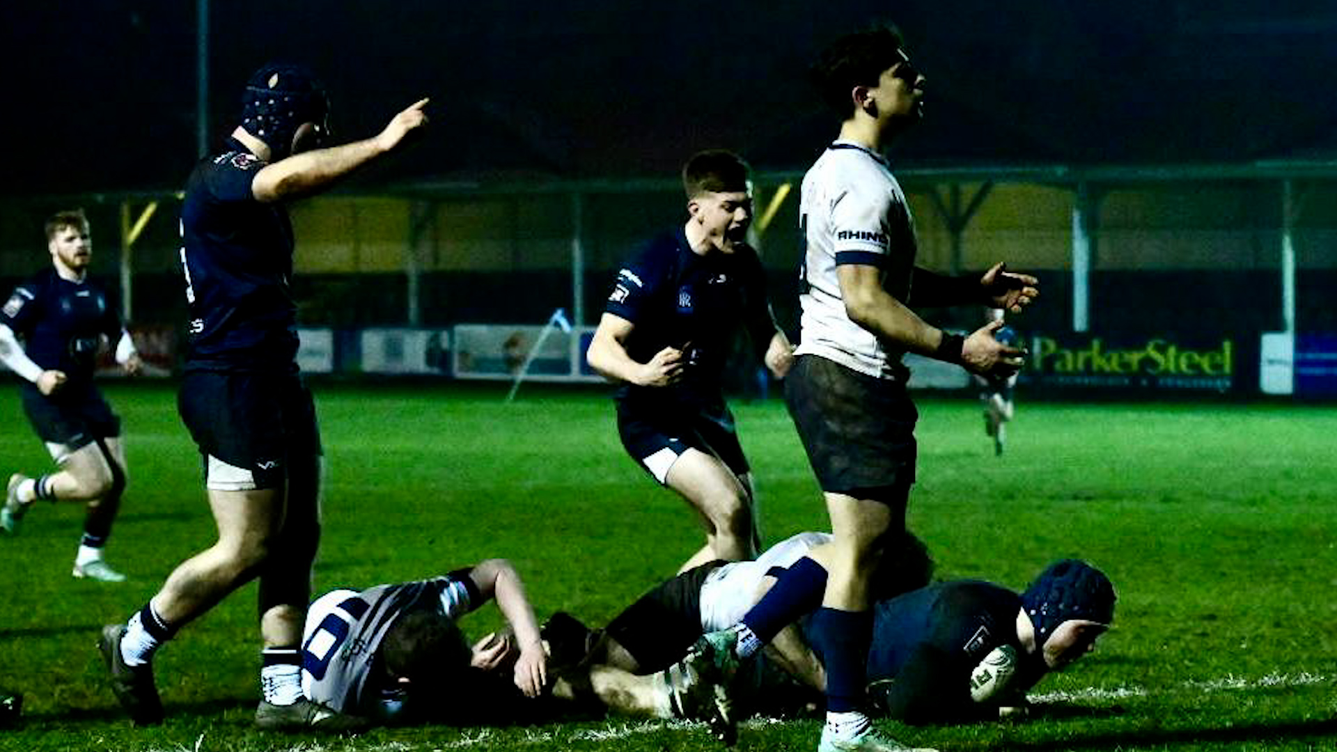  Upload Royal Navy celebrate try v Oxford University Date 12022025 Credit Cinnabar Studios.jpg 