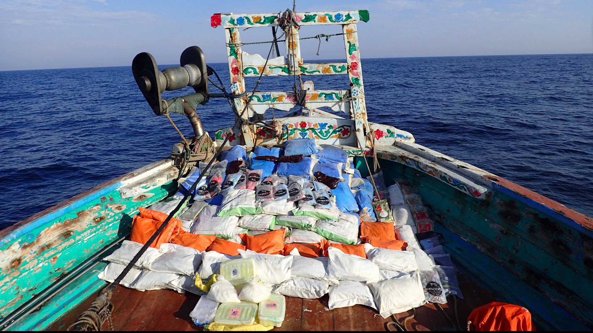 Royal Navy drugs bust, worth over £17m, in the Arabian Sea