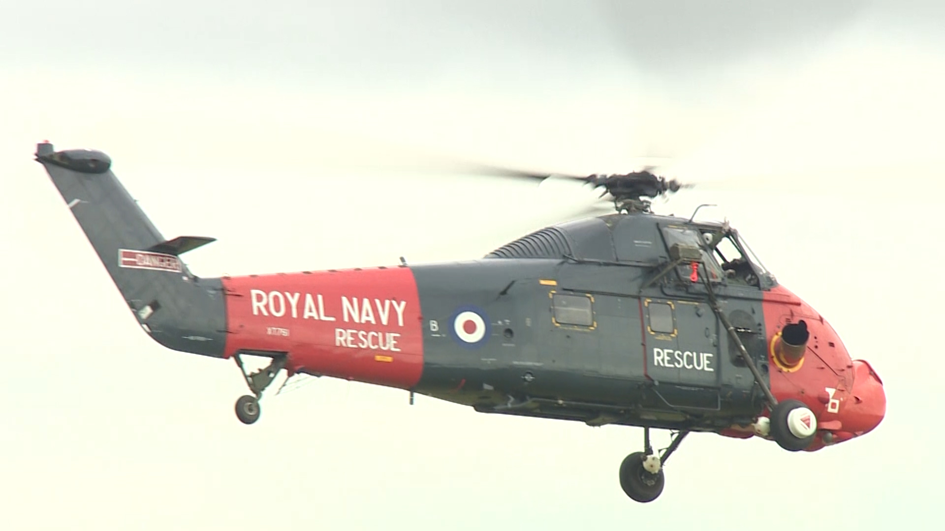 Royal Navy helicopter at Yeovilton.