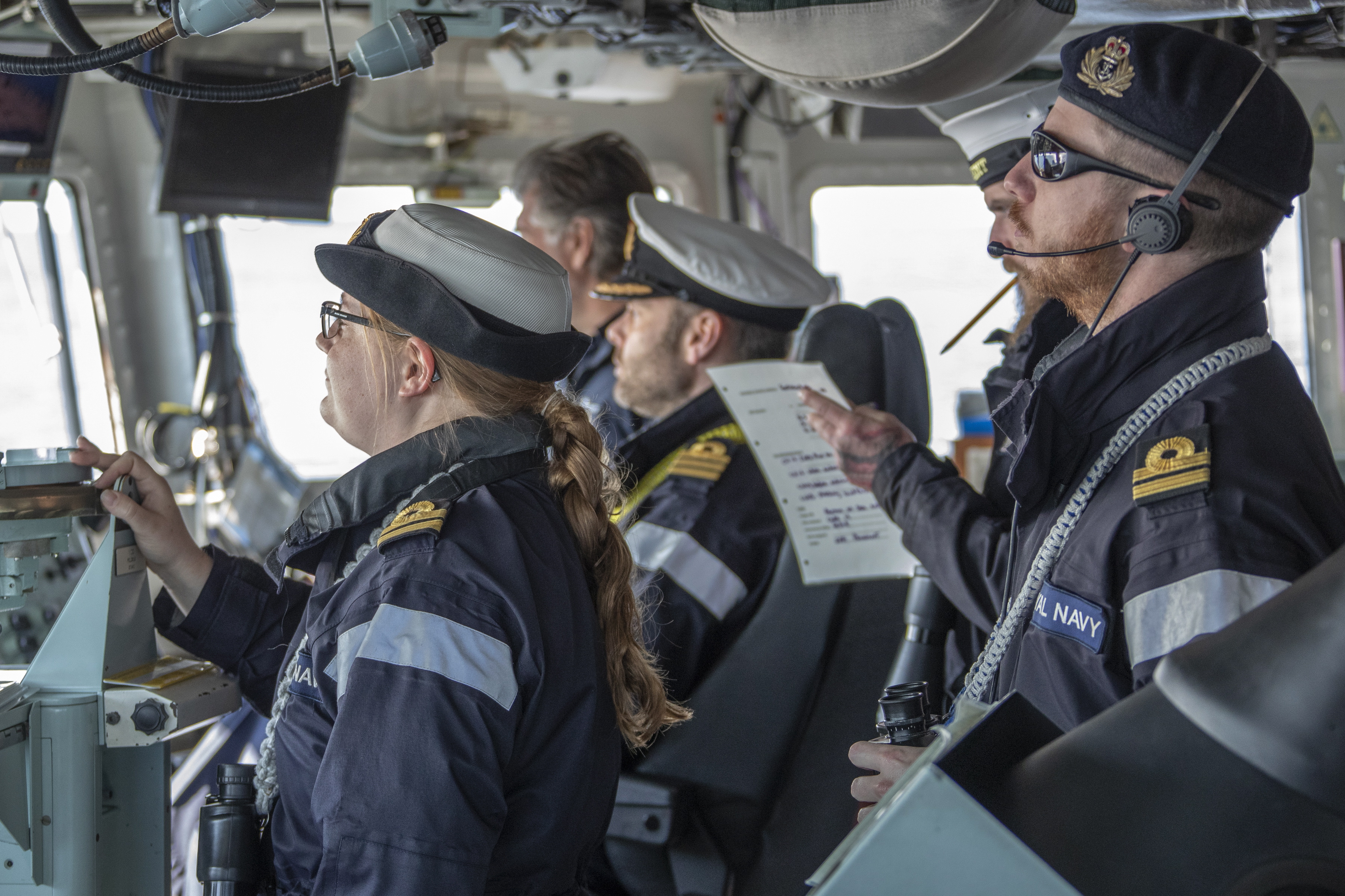 Cover image: Sailors on board HMS Kent (Picture: MOD).