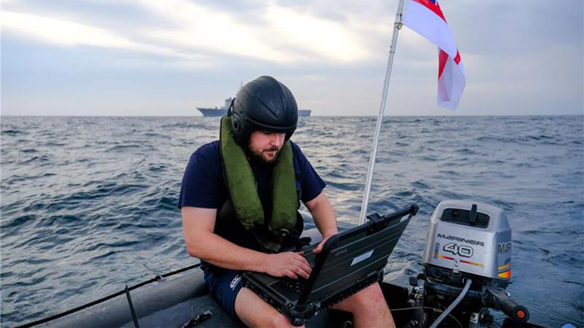 The Royal Navy specialists launched the Remus 300 submersible