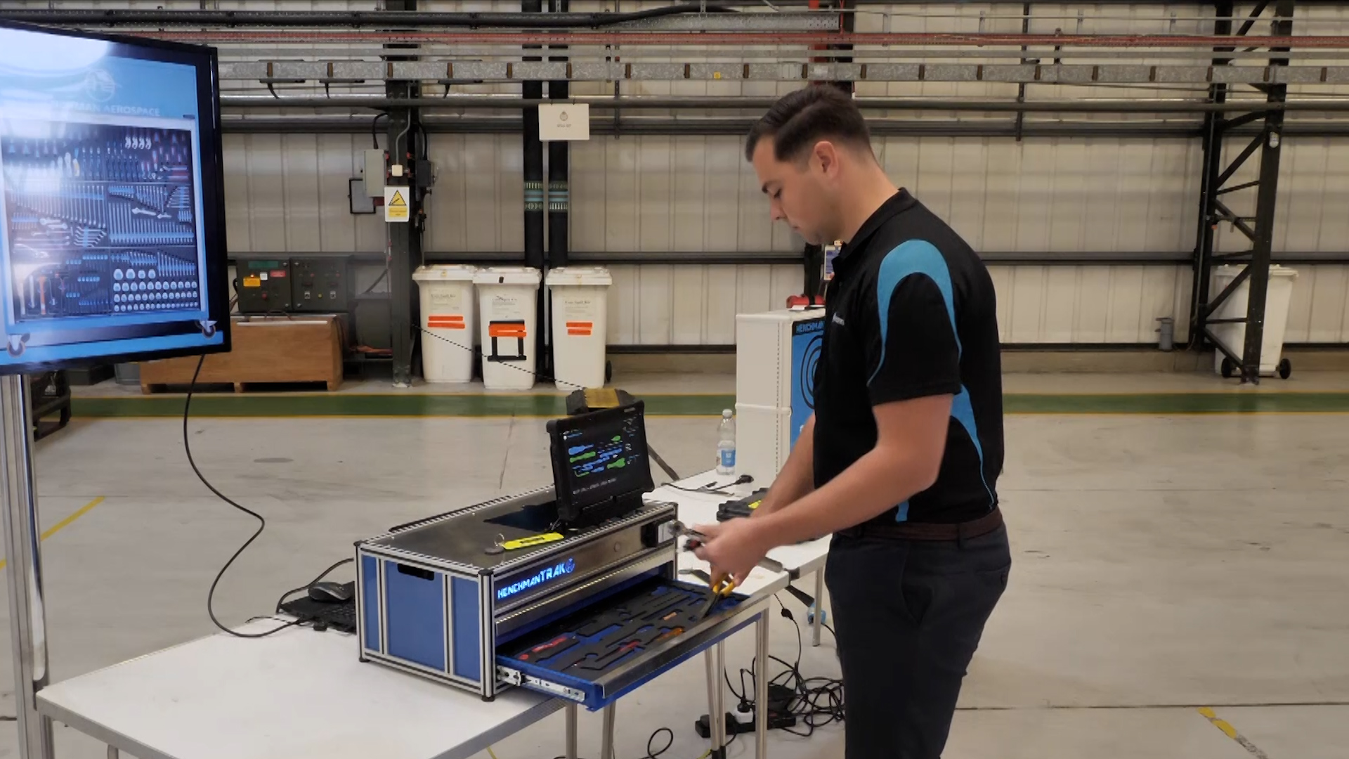 Royal Navy team, X-Flight focused on new tech such as a smart toolbox 17062022 CREDIT BFBS.jpg