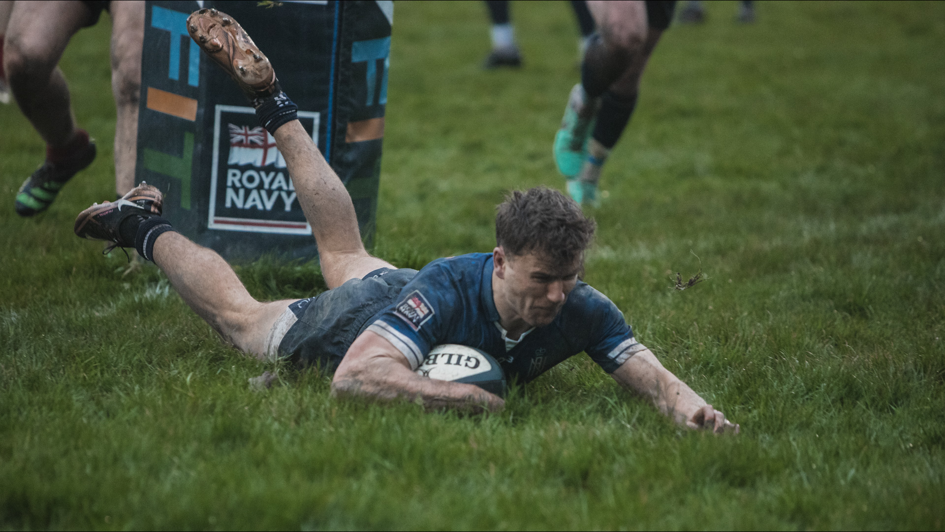 Royal Navy try v Devonport PLAYER UNKNOWN Credit Callum Sanders RN Rugby Date 10042024.jpg