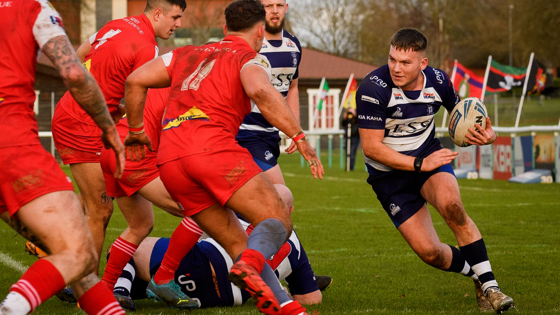 	Royal Navy v Army men