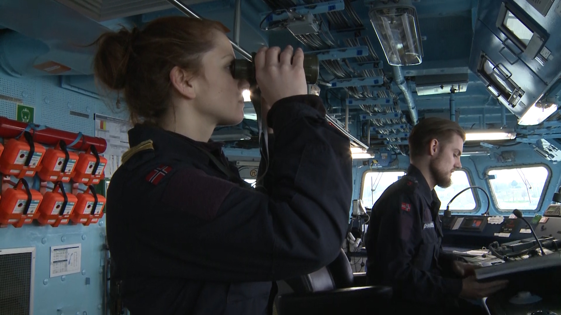 Royal Norwegian Navy frigate in Plymouth 120219 CREDIT BFBS.jpg 
