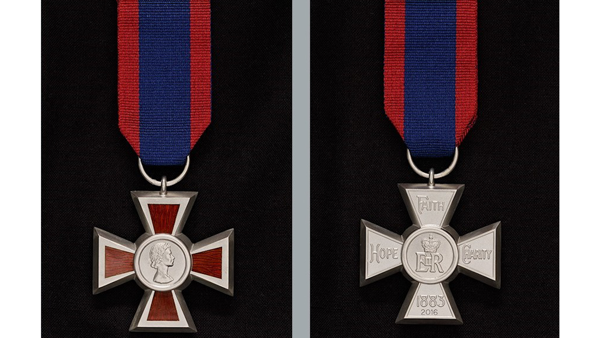 The Royal Red Cross (Class 2) front and back (Picture: MOD).