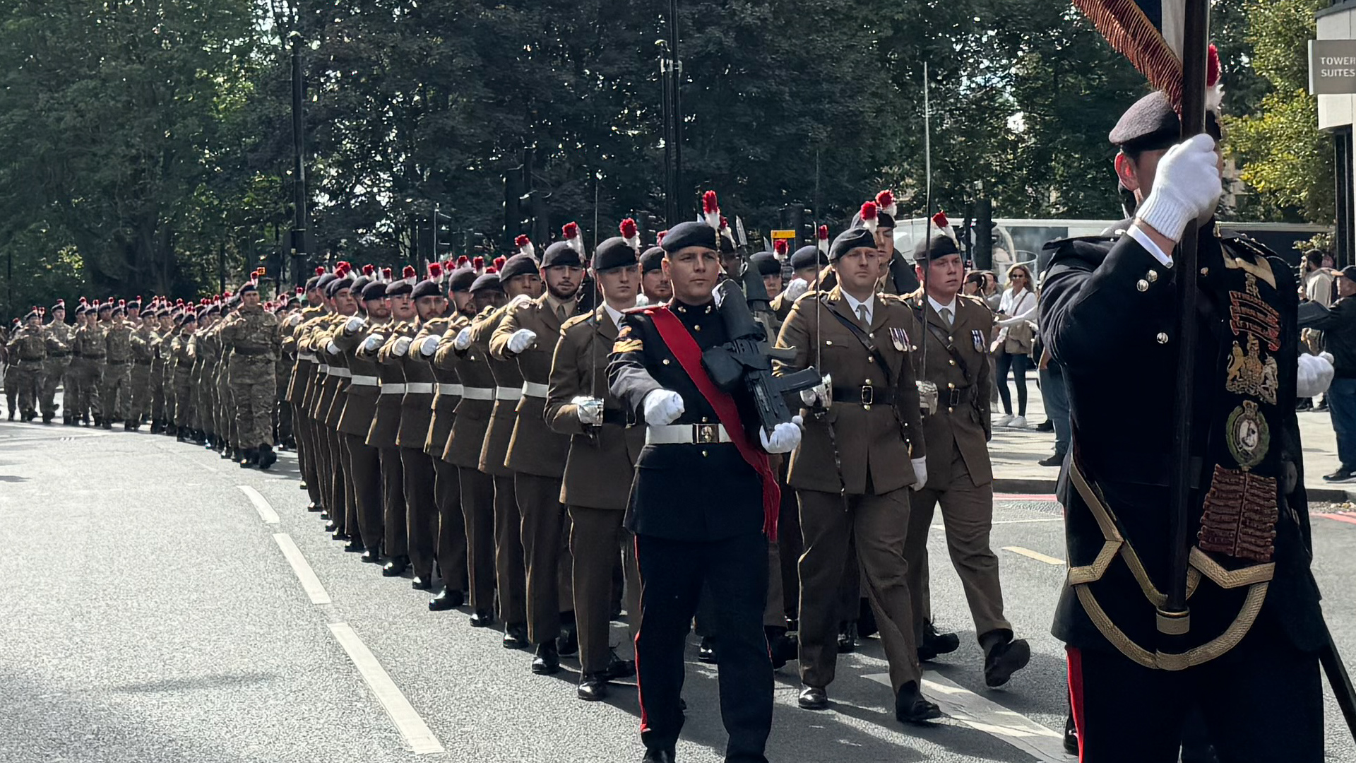 vRoyal Regiment of Fusiliers exercises freedom of the City 160924 CREDIT BFBS.jpg