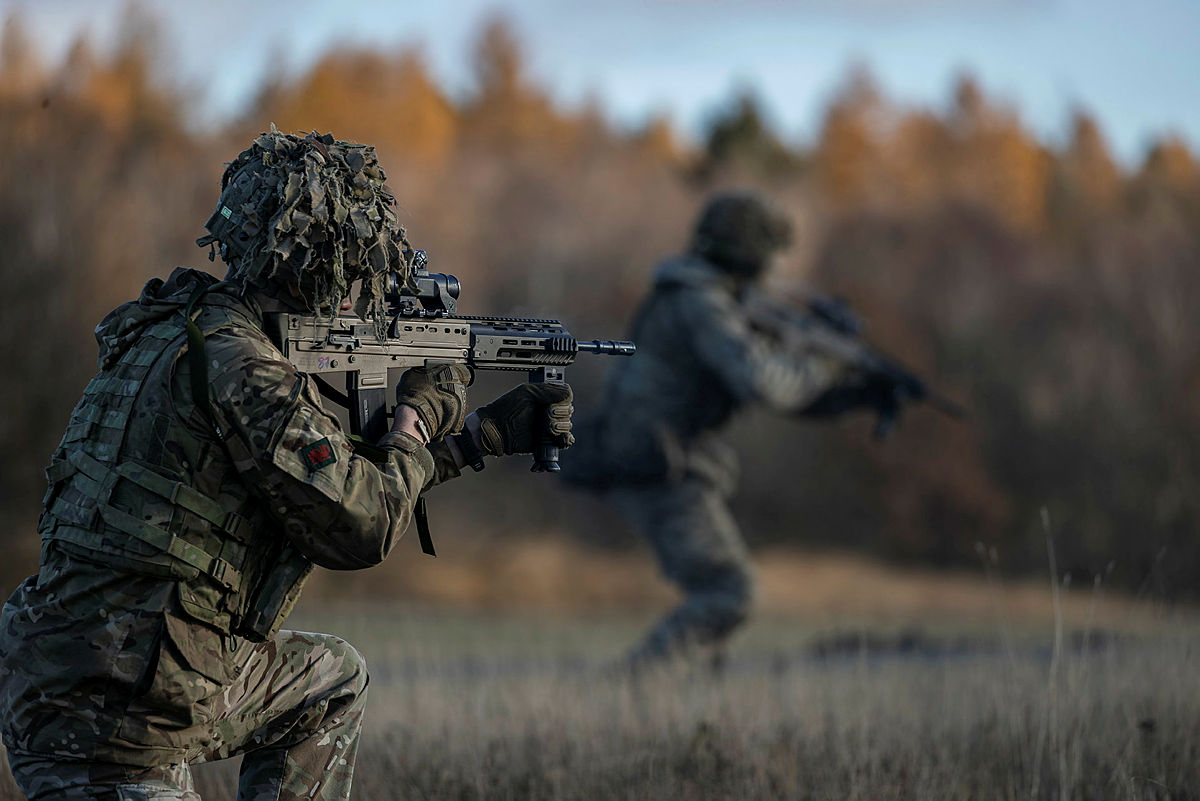 Members of the British Army infantry regiment the Royal Welsh taking part in Exercise Gothic Dragon in 2021 (Picture: MOD).