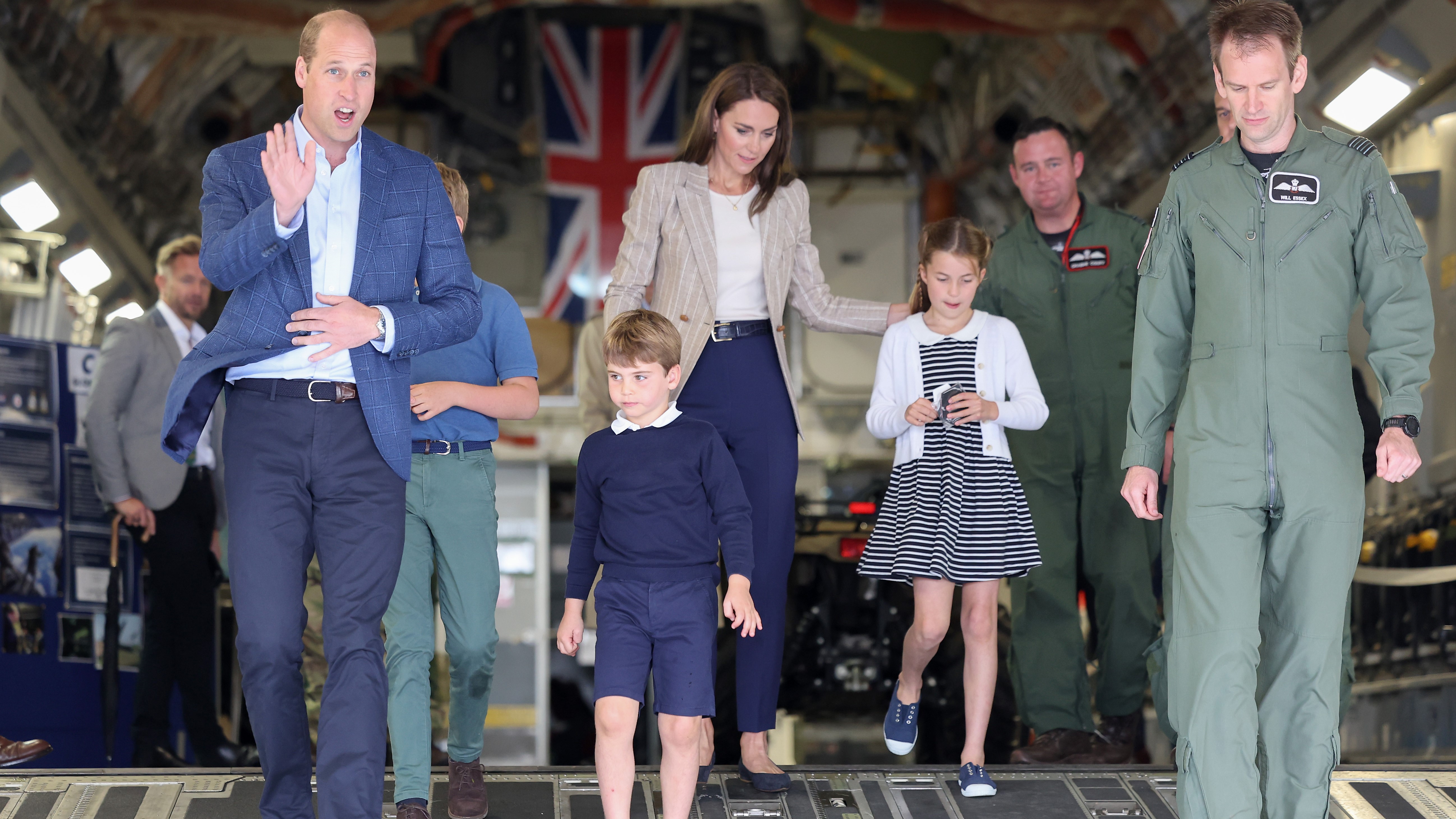 Royal visit to Royal International Air Tattoo RIAT at RAF Fairford 14072023 NO REUSE CREDIT PA WIRE, PA IMAGES