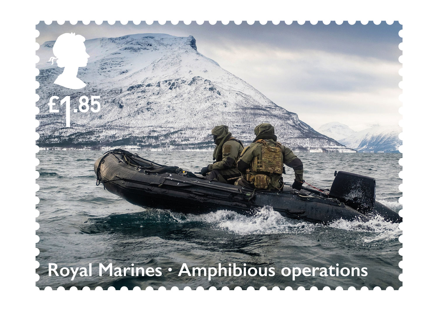 Royal Mail Royal Marines stamp Amphibious operations CREDIT Royal Mail
