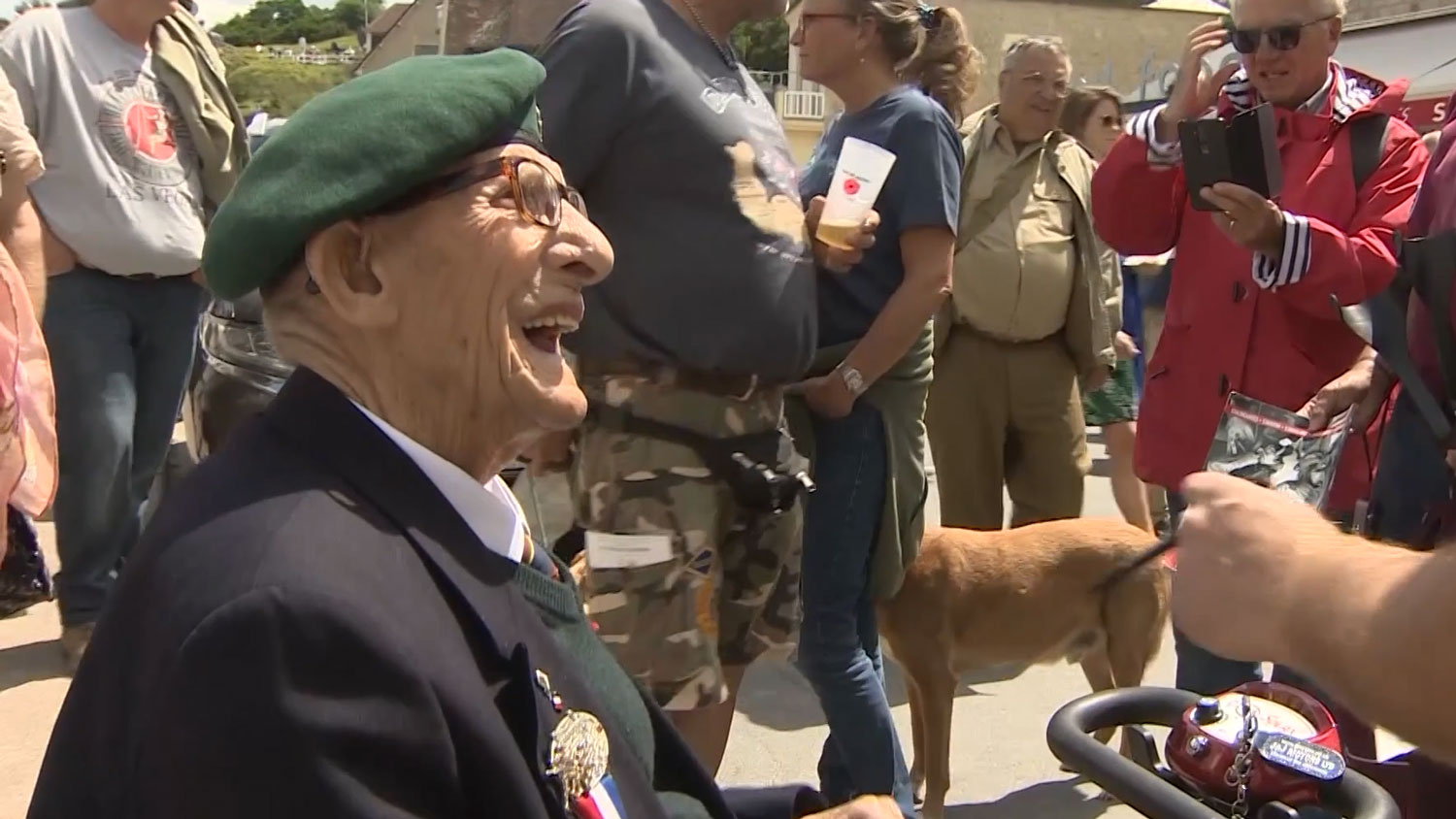 Royal Marine veteran Ted Owens in 2019 CREDIT BFBS
