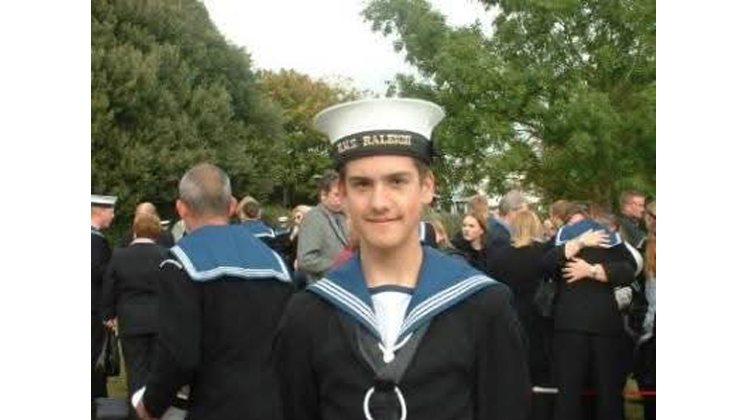 Royal Navy veteran Adam Phillimore pictured at his passing out parade CREDIT Adam Phillimore