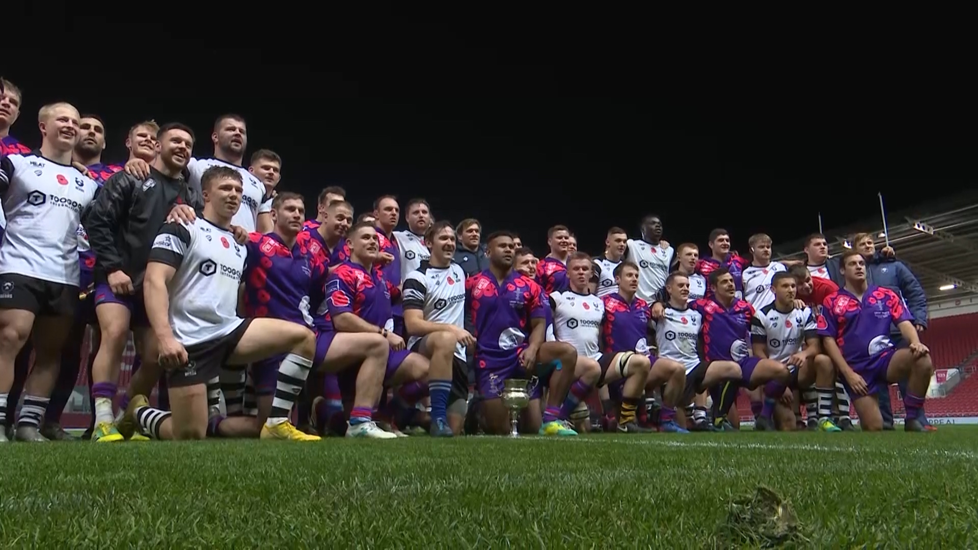 Rugby For Heroes have played a big part in the Forces Rugby calender including the Remembrance match in 2018.